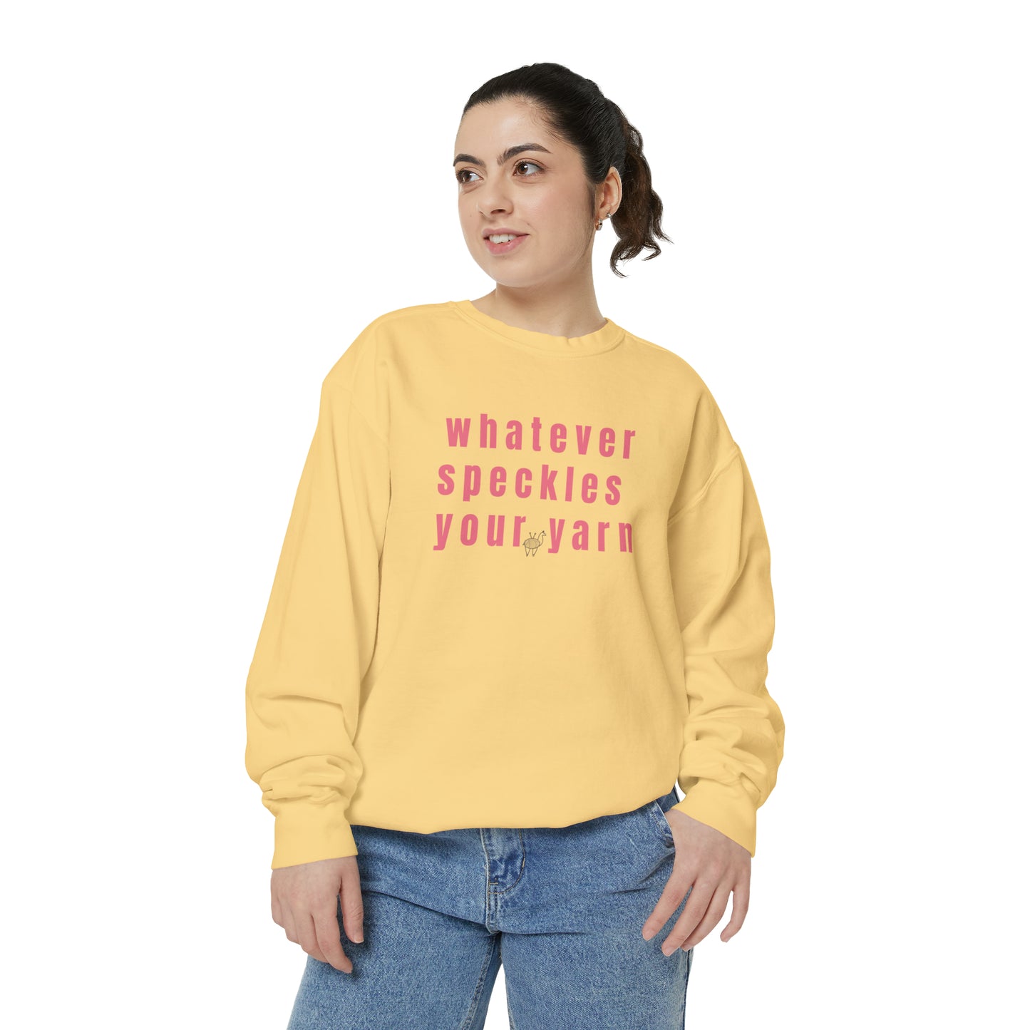 Whatever Speckles Your Yarn Sweatshirt